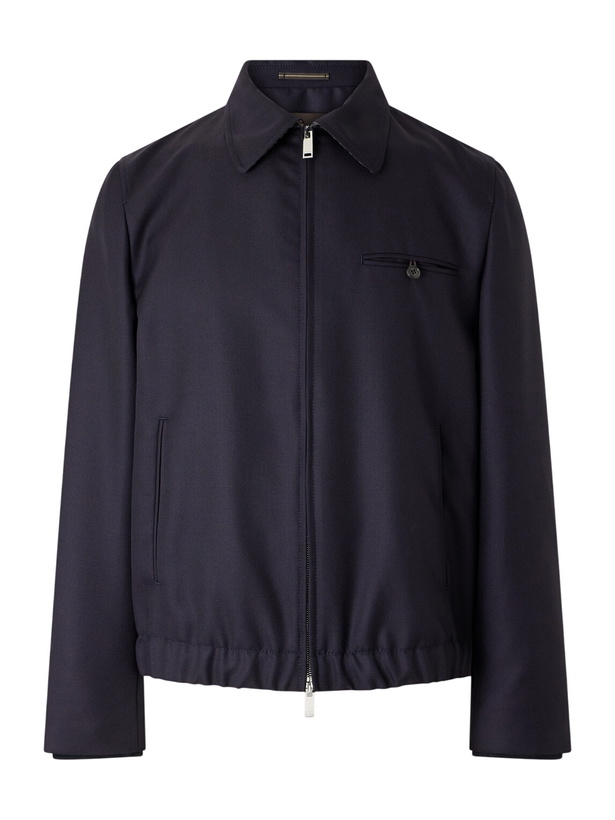 Photo: Slowear - Il Primo Wool-Canvas Jacket - Blue