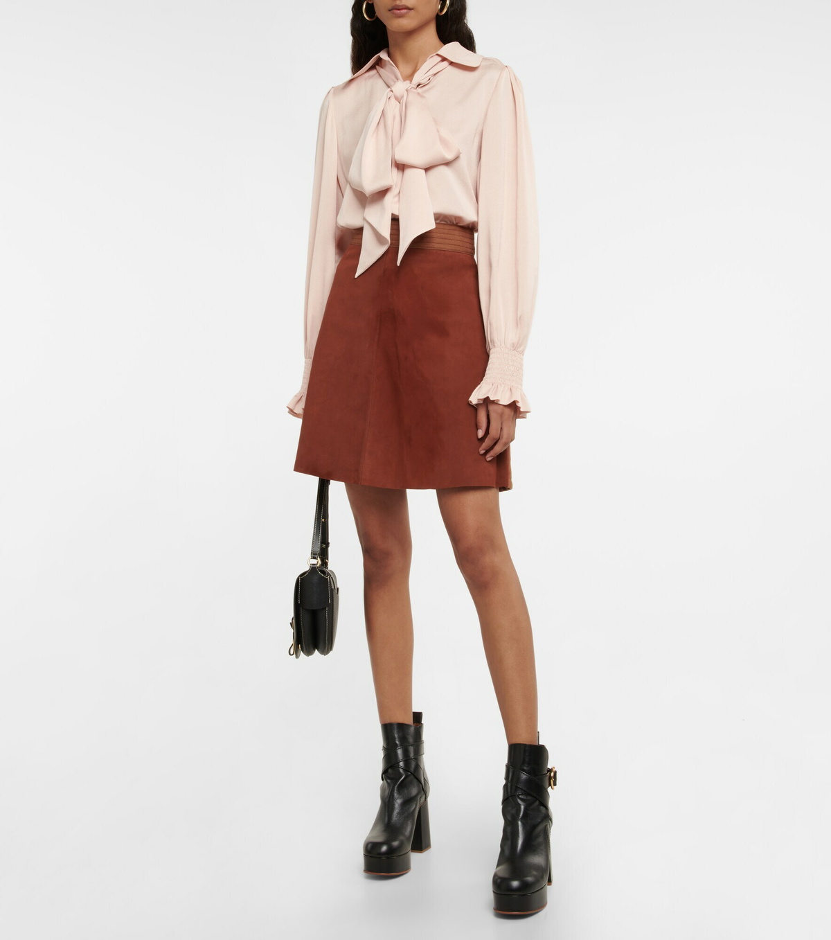 See By Chloe - Suede miniskirt