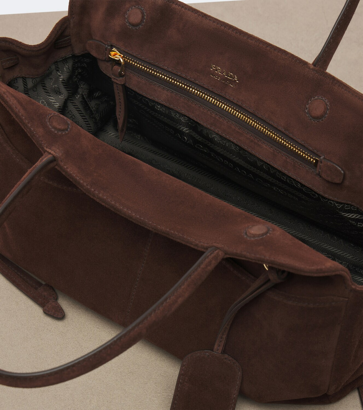 Prada Prada Allusion Large suede tote bag