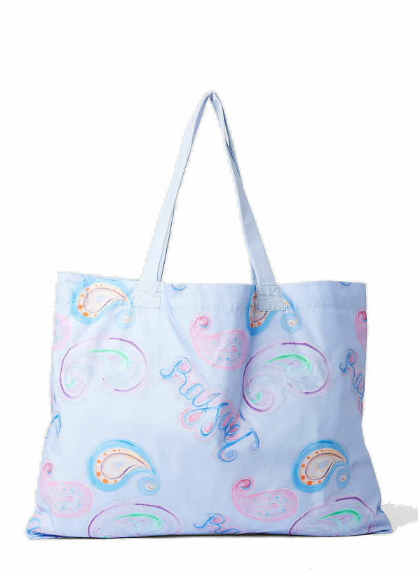 Photo: Paisley Tote Bag in Light Blue