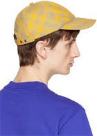 Burberry Yellow & Gray Check Cap