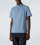 Fedeli Cotton piqué polo shirt