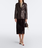 Joseph Glenview leather blazer