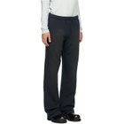Acne Studios Gray Fleece Stamp Logo Trousers