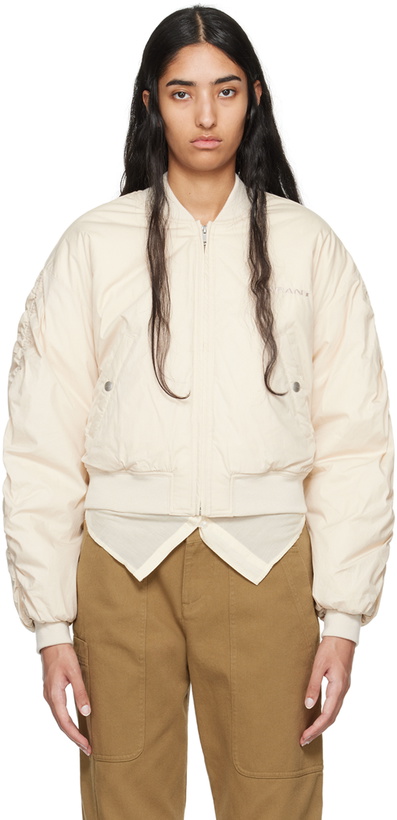 Photo: Isabel Marant Etoile Beige Bessime Bomber Jacket