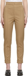 Max Mara Beige Volto Trousers