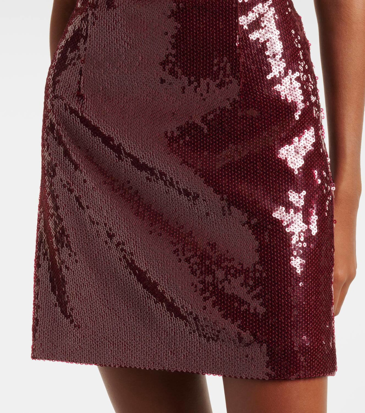 Rebecca Vallance Zelda floral-appliqué sequined minidress