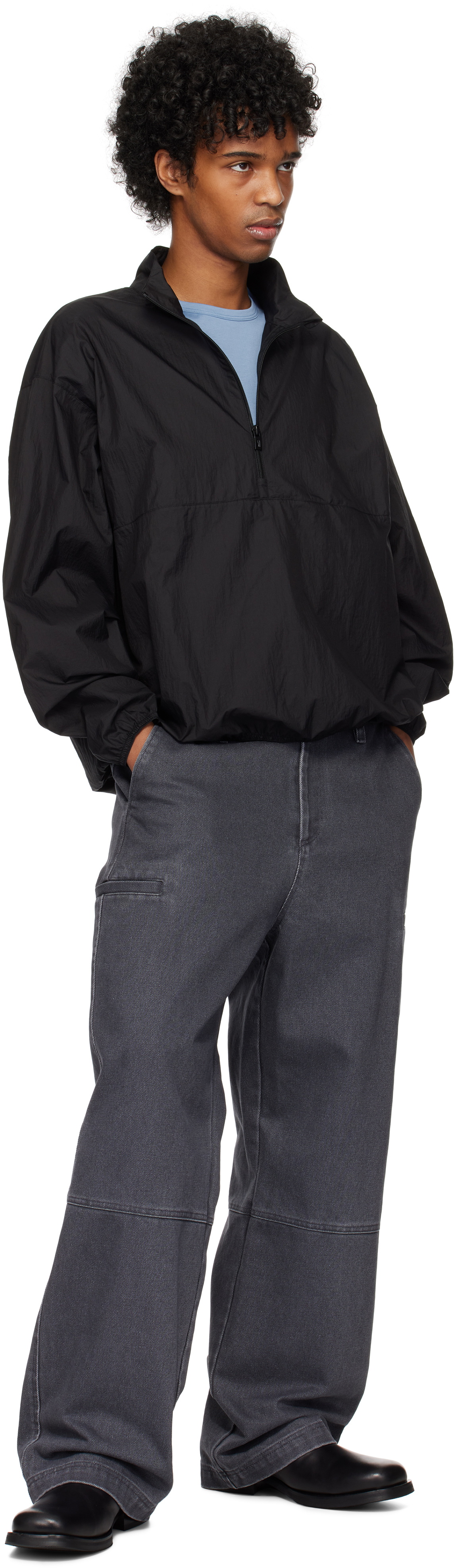 LE17SEPTEMBRE Black Re-Nylon Anorak