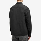Fred Perry Men's Zip Overshirt in Black