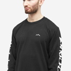 Afield Out Men's Long Sleeve Rapid T-Shirt in Black