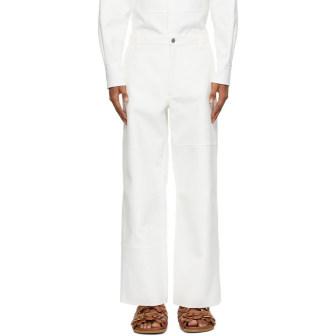 Photo: Valentino White Twill Trousers