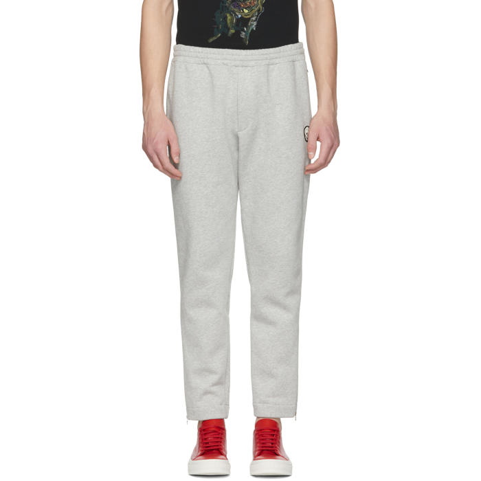 Photo: Alexander McQueen Grey Side Zip Lounge Pants