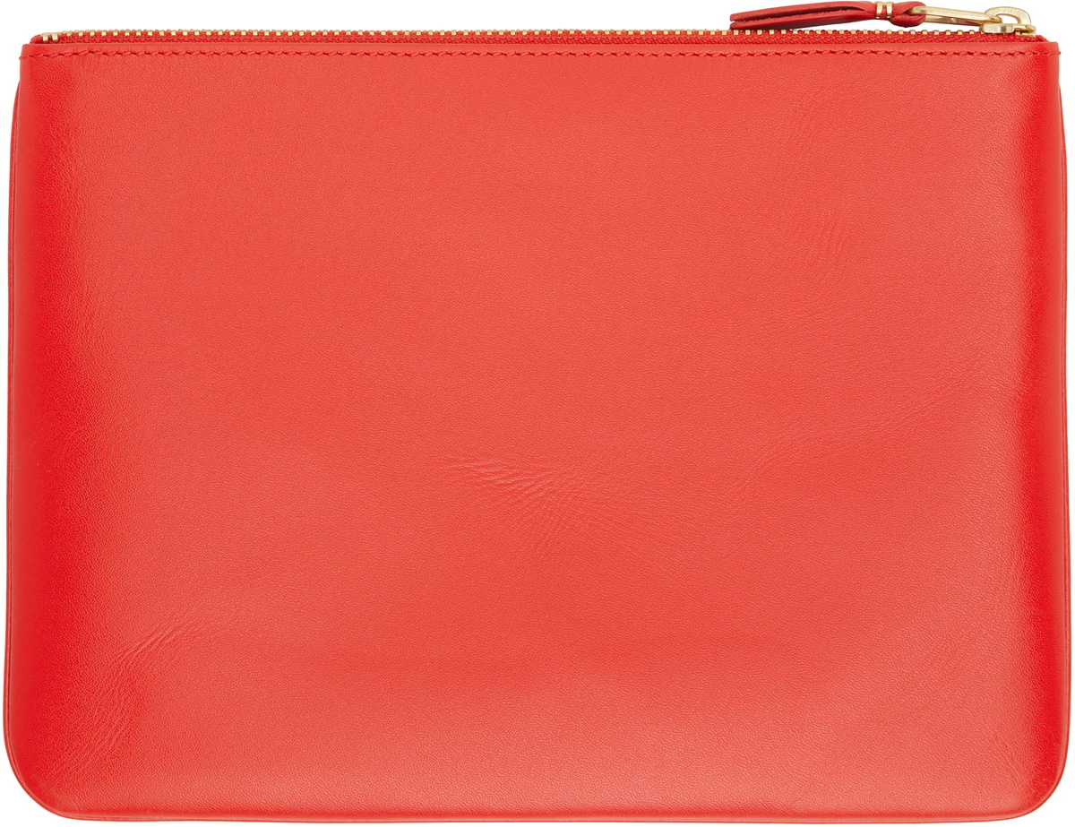 COMME des GARÇONS WALLETS Red Classic Pouch