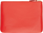 COMME des GARÇONS WALLETS Red Classic Pouch