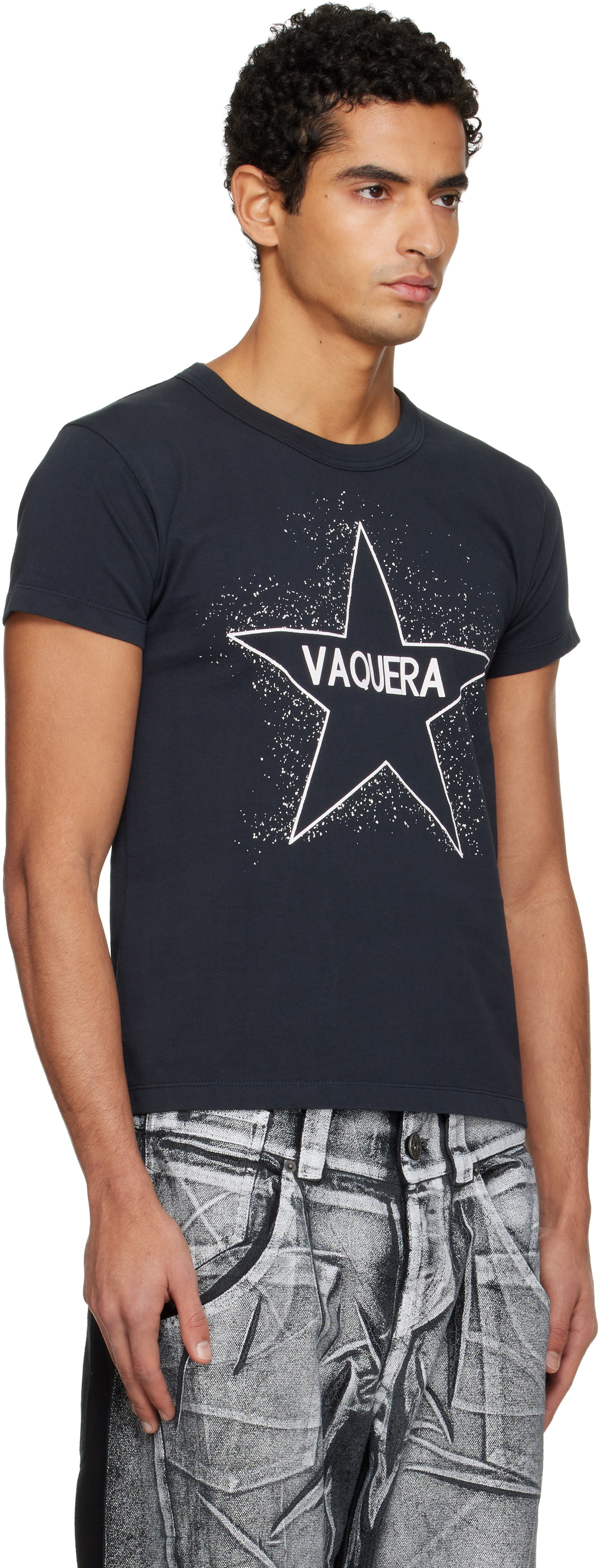 VAQUERA Black 'Vaquera' Star T-shirt