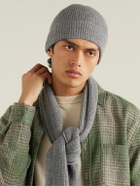 Mr P. - Ribbed Cashmere Beanie