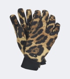 Goldbergh Softy leopard-print gloves