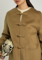 Rohe Mandarin Wool and Cashmere-blend Jacket Camel