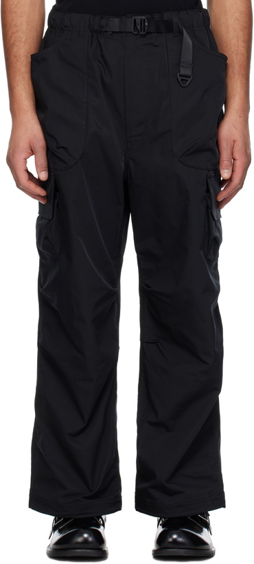 Photo: Comme des Garçons Homme Black Oxford Cargo Pants