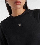 Givenchy Logo cotton fleece sweatshirt
