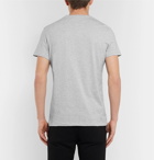 Balmain - Slim-Fit Logo-Print Mélange Cotton-Jersey T-Shirt - Men - Gray