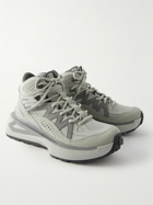 Salomon - Odyssey ELMT Mid Suede and Mesh-Trimmed GORE-TEX® Sneakers - Gray