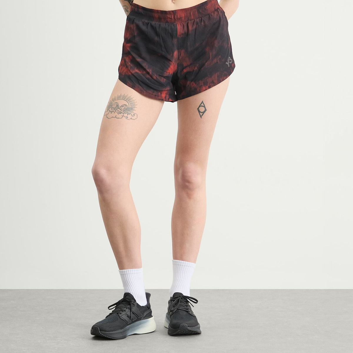 Y-3 Women's Run Shorts in Multi