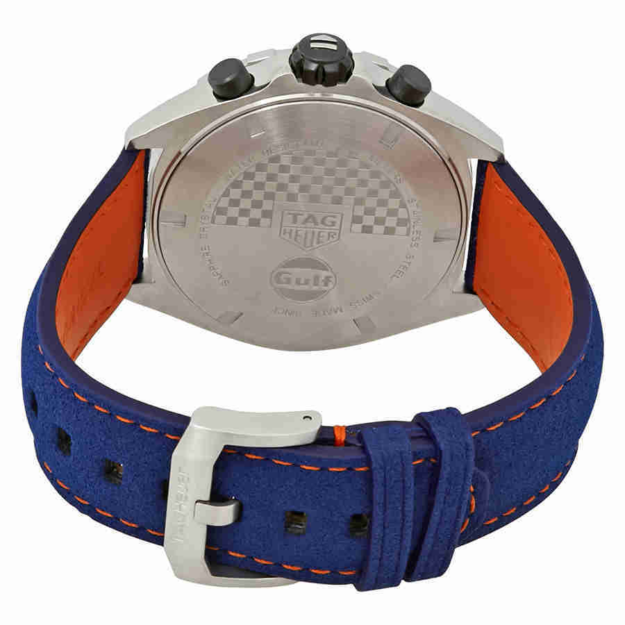 Tag Heuer Formula 1 Gulf Special Edition Chronograph Blue/Aqua/Orange Dial Mens Watch CAZ101N.FC8243