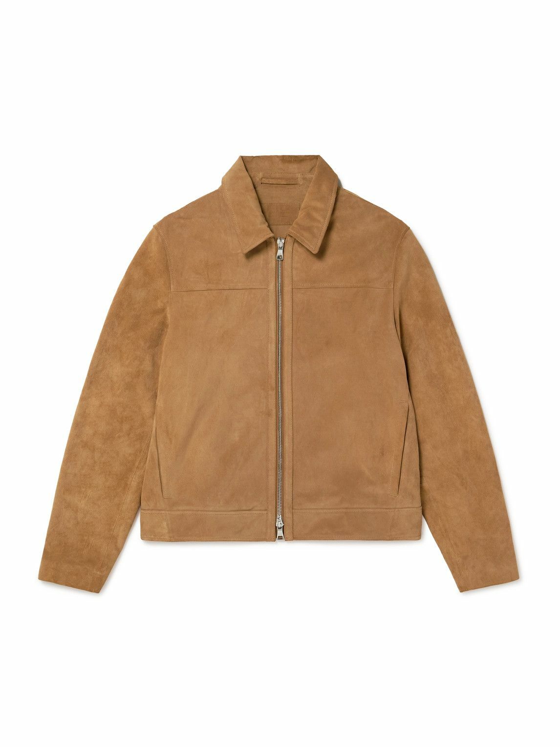 Mr P. - Suede Coach Jacket - Brown