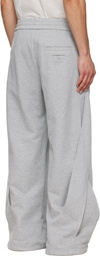 NULLUS Gray Interweaved Sweatpants