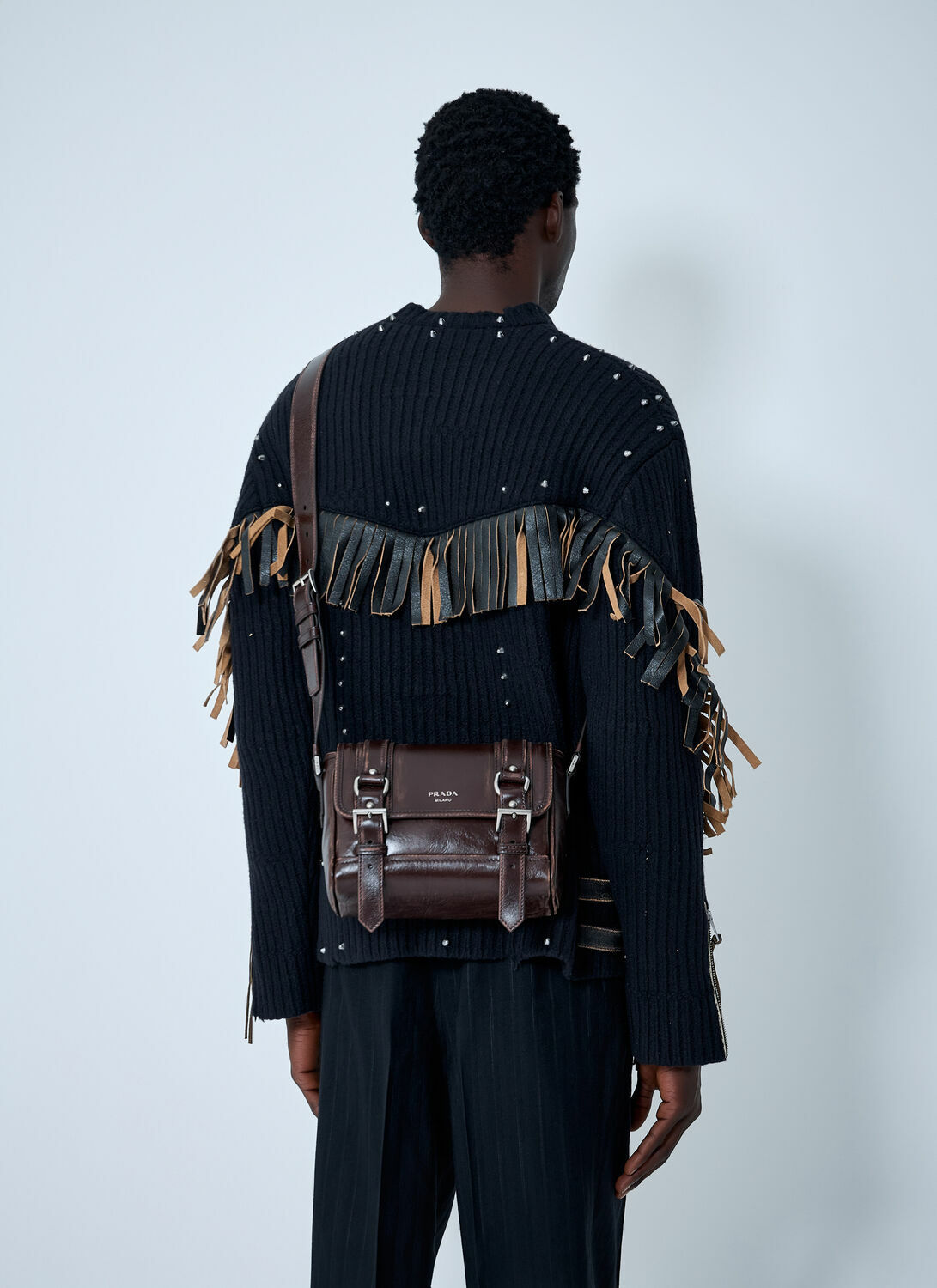 Prada Leather Explore Crossbody Bag Prada
