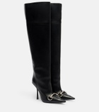 Gucci Boulevard Horsebit leather knee-high boots
