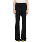 TOM FORD Black Sharp Tailored Straight Boyfriend Trousers