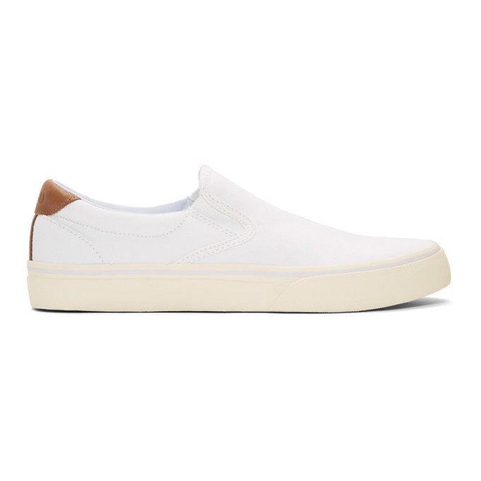 Photo: Polo Ralph Lauren White Thompson Sneakers