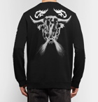 Givenchy - Printed Loopback Cotton-Jersey Sweatshirt - Men - Black