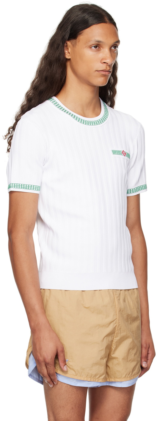Tシャツ・カットソー Casablanca White Cotton Shirt CASABLANCA White Cotton T-shirt Size S,,L,XL,2XL Logo - Etsy