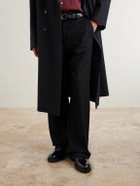 Mr P. - Leather Derby Shoes - Black