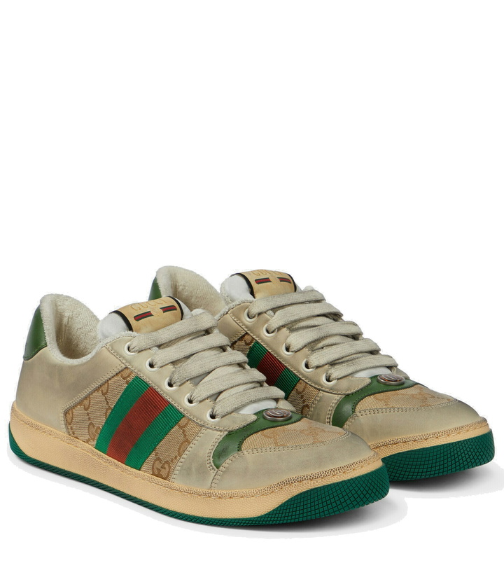 Photo: Gucci - Screener leather sneakers