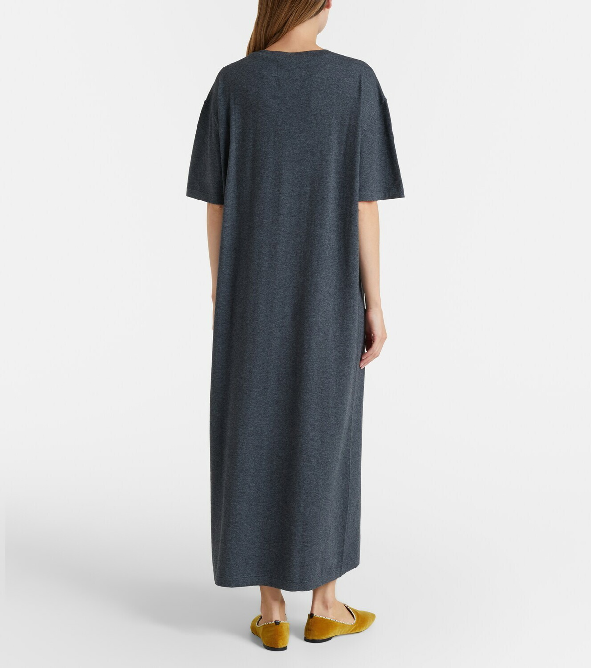 Extreme Cashmere N°321 Kris cotton and cashmere maxi dress