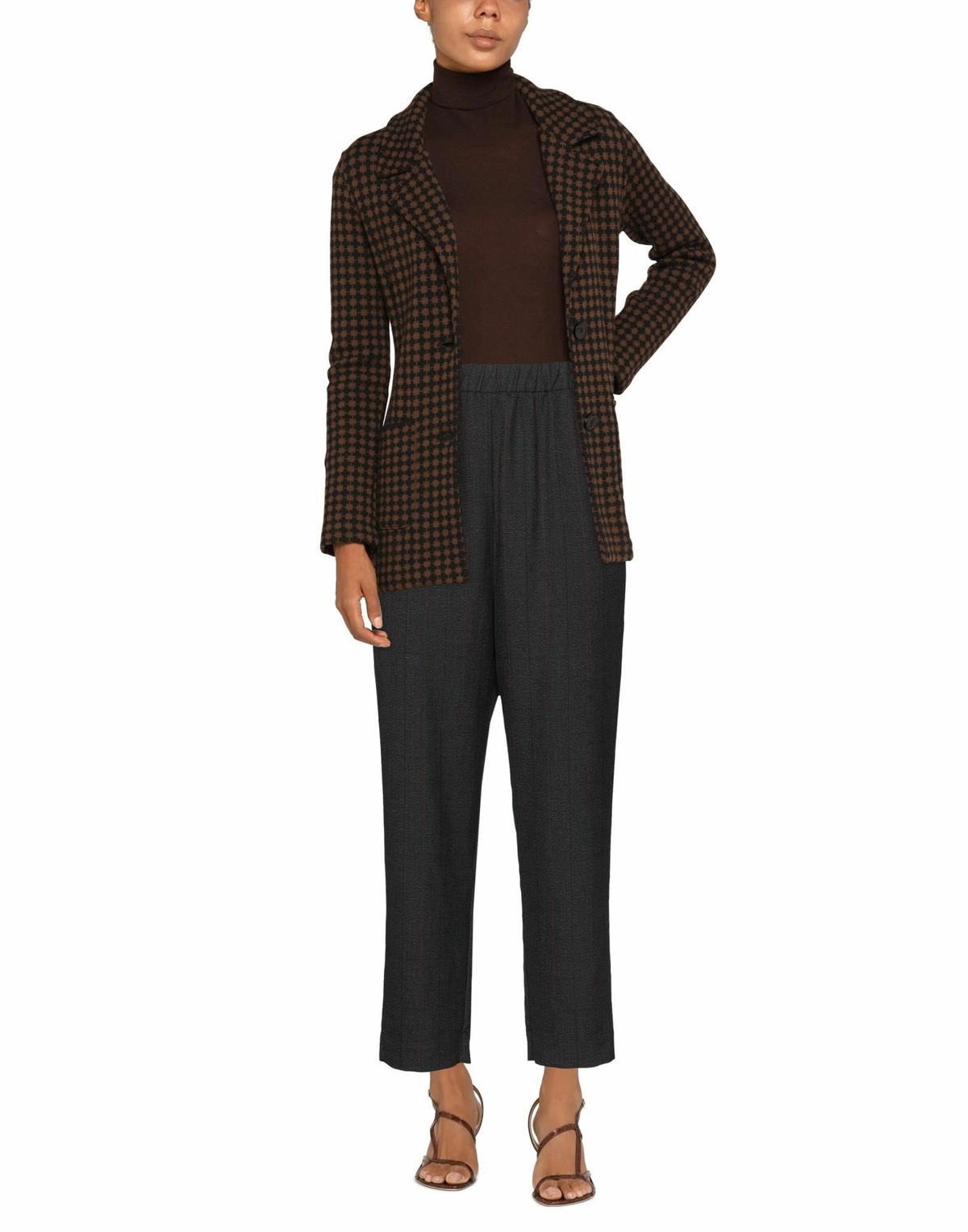 Alessia Santi Womens Pants in Black