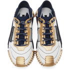 Dolce and Gabbana White NS1 Low Sneakers