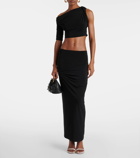 Jacquemus La Jupe Drapeado jersey maxi skirt