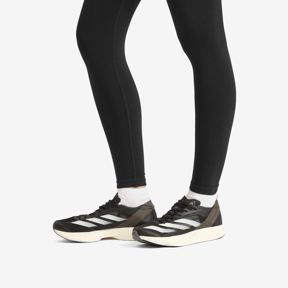 Adidas Running adidas Adizero Takumi Sen 10 Sneaker in Core Black/Ftwr White/Grey Five