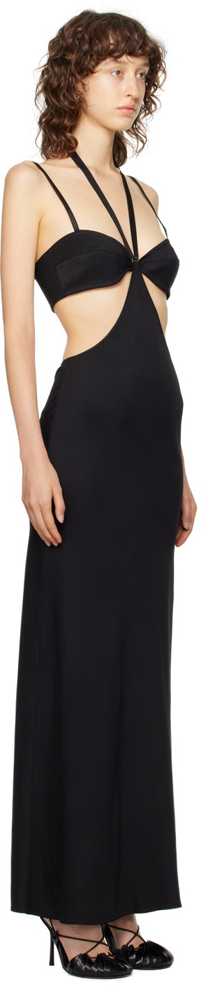 Anna October Black Adele Maxi Dress