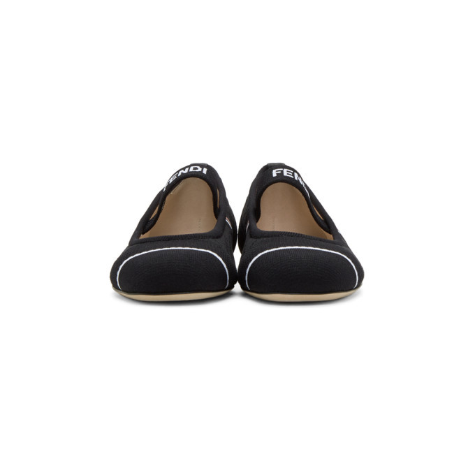 Fendi Black Sock Ballerina Flats Fendi