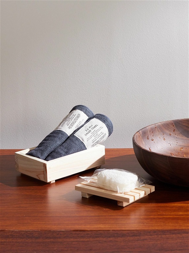 Photo: Japan Best - Konjac Sponge and Organic-Cotton Gauze Towel Set
