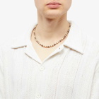 éliou Men's Davie Necklace in Brown Pearl