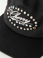 Cherry Los Angeles - Studded Five Star Logo-Embroidered Canvas and Mesh Trucker Cap