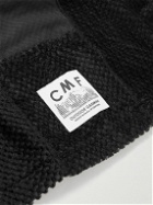 Comfy Outdoor Garment - Octa Shell-Trimmed Mesh Fleece T-shirt - Black