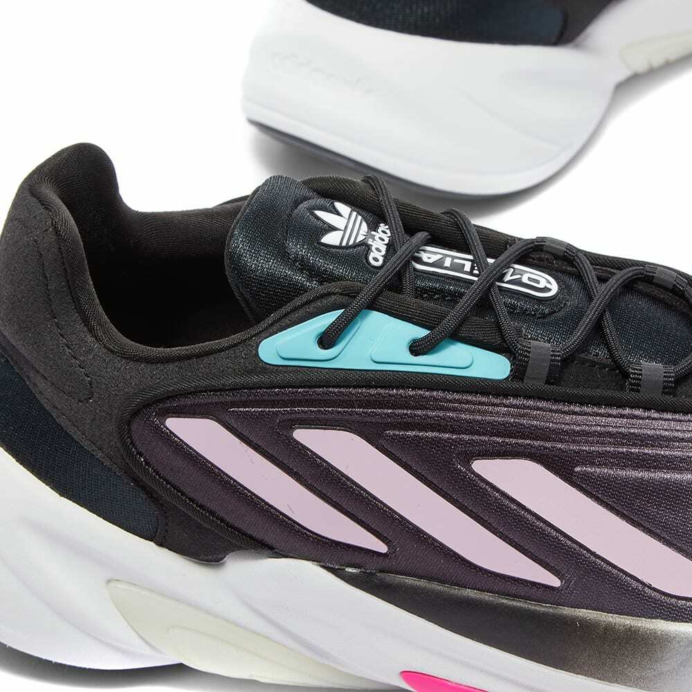 Adidas Women's Ozelia W Sneakers in Core Black/Clear Pink/White adidas